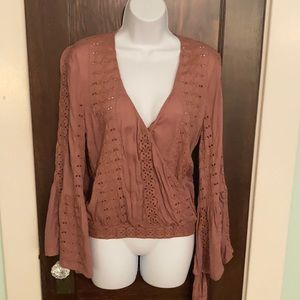 Embroidered Boho Top